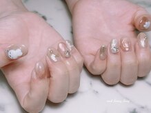 ネイル ファンシーファング(nail_fancy_fang)/3D×大人ニュアンスネイル