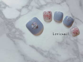 リリックネイル 本八幡店(LyricNail)/シアーグレーの大人ネイル