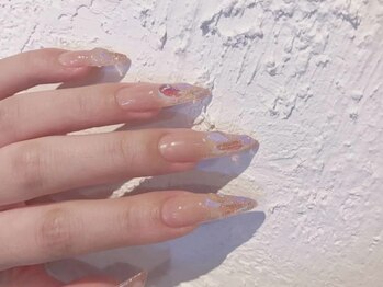 うるうる氷ネイル