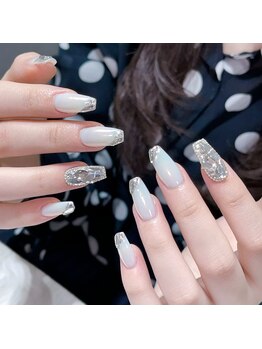 クイーンズビューティーサロン 新宿本店(Queen's beauty salon)/チップ長さだしやりつけ放題