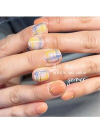 ふんわりチェック柄♪