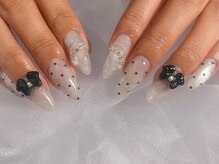 ソアラ(SOAR)/◆ドットリボンネイル