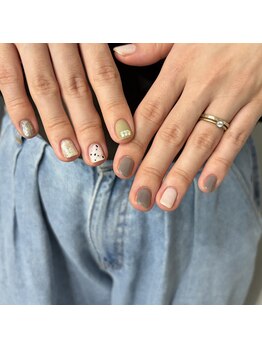 プライベートネイルサロン(private nail salon)/グレー×ニュアンス
