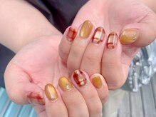 秋色オレンジ