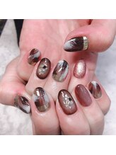 チャフ ネイルアンドアイラッシュ(CHAFF nail&eyelash)/ミラー＆マグネット＆ニュアンス