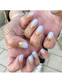 ラメ×グラデーション