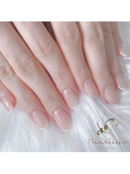 ノーラスリエン 銀座(NOLASLIEN)/スキニーフレンチネイル*自爪風