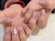 ネオリーブシェリエ 浅草店(Neolive cherie)/落書きリボン×ピンクマグ