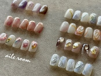 エールルーム 中目黒(aileroom)の写真/シンプルなのに独創的なニュアンスデザインが豊富!!持込みも◎詳しくはインスタをcheck!!(@aileroom)