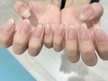 アイ アンド ネイル ロカヒ(Eye & nail LOKAHI)の写真/【初回オフ無料】シンプルだけど存在感がある指先に♪パラジェル同様の自爪に優しいジェル使用！フォルム◎