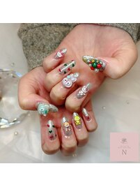 クリスマスネイル