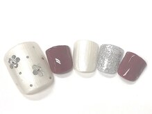 コルン/お花親指アート