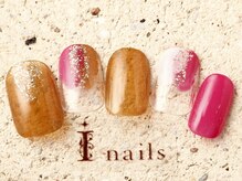 アイネイルズ 町田店(I nails)/塗りかけクリアサマー 7480円