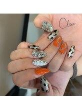 クリア(Clear)/推しカラーネイル