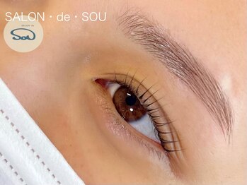 サロン ド ソウ(SALON de SOU)の写真/ナチュラル派にお勧め♪上品な目元を演出したい方に◎丁寧な施術でモチの良さが自慢の実力派サロン。