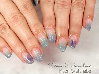 ブランクチュールドゥ(Blanc Couture Deux)/gradation　nail♪