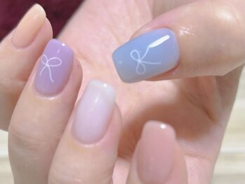 オルネイル(olunail)/ワンカラー　アート追加