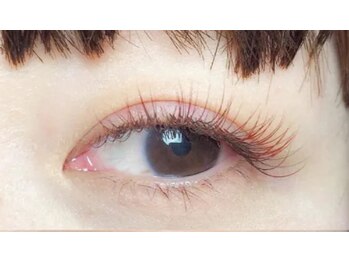 リッカドンナ 天王寺店(E'RICADONNA)/ブラウンカラーフラットラッシュ