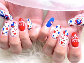 ネイルサロンブリス(nail salon Bliss)/☆個性的なミャクミャクネイル☆