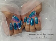 エマネイル バイ チュラ(emma nail_by chula)/マーメイドネイル/サマーネイル