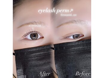 ローズピンク(rose pink)/♪次世代まつ毛パーマ♪