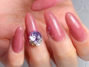 モアニヒロオ 広尾駅前店(MOANI Hiroo)の写真/スカルプ/長さ出し/亀裂1本～対応◎ナチュラルネイル,ロングネイルも確かな技術で美しい仕上がり☆