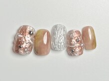 クレモアネイル 池袋西口店(CLEMORE NAIL)/シャンパンピンク立体ニュアンス