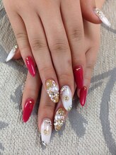 エムアイネイル(MI nail)/ジェルアートつけ放題￥12300