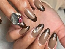 オーラリー ネイル アート メゾン(ORRERY nail art maison)/ハンド / ロングフレンチ