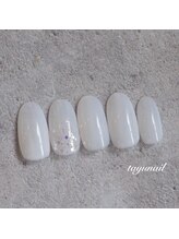 たゆ ネイル(たゆnail)/ナチュラル乳白色ネイル
