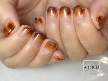 アクロネイル アンド アイ(ACRO NAIL&EYE)/べっ甲グラデーションネイル