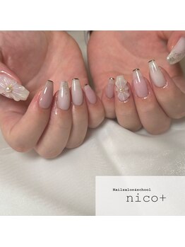 ニコ(nico+)/フラワーネイル