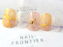 ネイルフロンティア 吉祥寺(NAIL FRONTIER)/Ｓぷっくりレモンサマー8980円～
