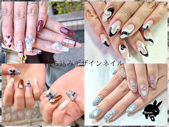 【持ち込みデザインネイル】