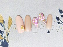 ネイルライフ(NailLife)/ツイードネイル