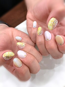 ハーティーネイル hearty nail 溝の口店/定額デザイン￥14000