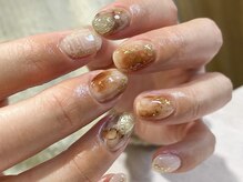 ネイルアルケー(Nail ARCHE)/定番ブラウンニュアンスネイル