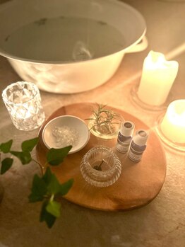 ラ ヴィレ ボーテ(La vraie beaute’)の写真/オリジナルフットバスをご体験ください。日々の疲れを癒し、心地よい安らぎを提供します☆