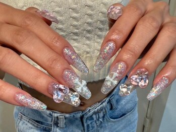 シェリーラメール 原宿店(cherie la mer)/キラキラネイル