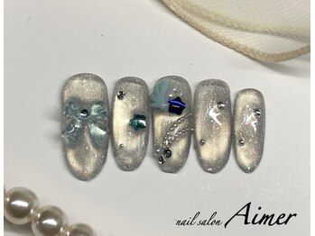 エメ(Aimer)/新作☆韓国・ワンホンネイル♪