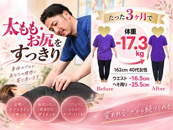 円山カラダの写真/【初回￥980】骨格ウェーブさん必見!頑固な下半身太りに◎プロと叶える本格痩身!スキニースタイルにも自信◎