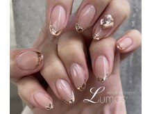 ルーモス 桜川店(Lumos)/【ガラスフレンチ】pinkgold