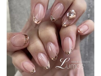 ルーモス 桜川店(Lumos)/【ガラスフレンチ】pinkgold