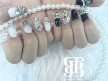 ネイルサロンレイアス(RAYAS)/千鳥柄×ツイードネイル