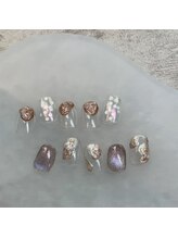 ネイルサロン エーナイン 札幌大通本店/90min 春ニュアンス