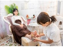 ブリティッシュロゼ/足裏クレイパックでデトックス