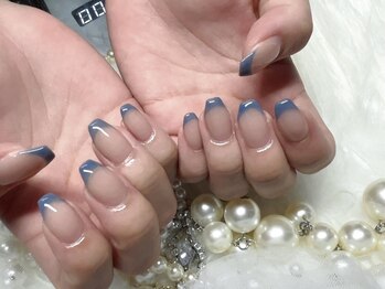 マイネイルプラス 野江内代(my nail plus)/カラーベースフレンチ