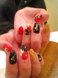 成人式◇和柄NAIL