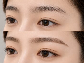 ドルチェ 大財店(Dolce)の写真/【眉毛waxと眉毛パーマ】黄金比トレンドデザインで似合う眉毛をご提案♪垢抜け眉で第一印象を明るく◎