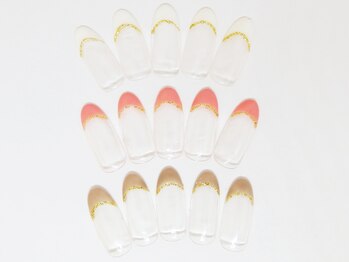 ティーエヌ 名古屋矢場町店/フレンチネイル￥5000